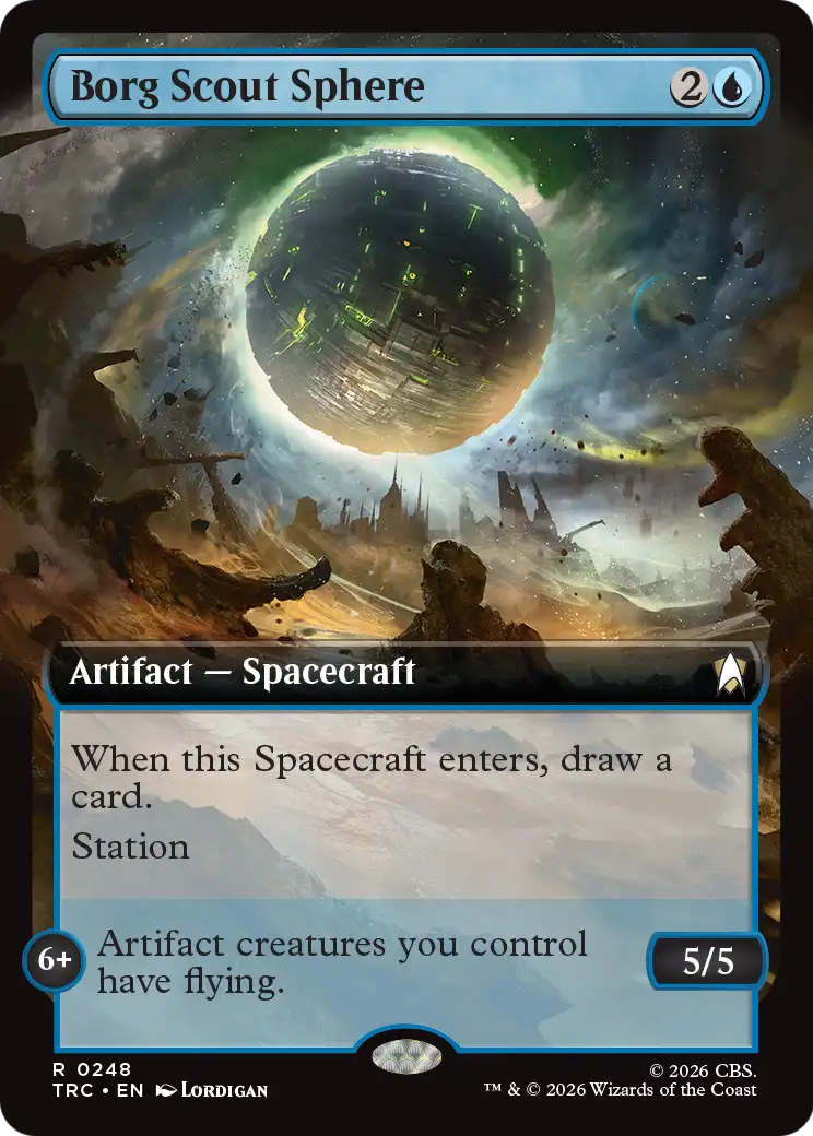 Borg Scout Sphere (Extended Art) [Star Trek Commander] | Clutch Gaming