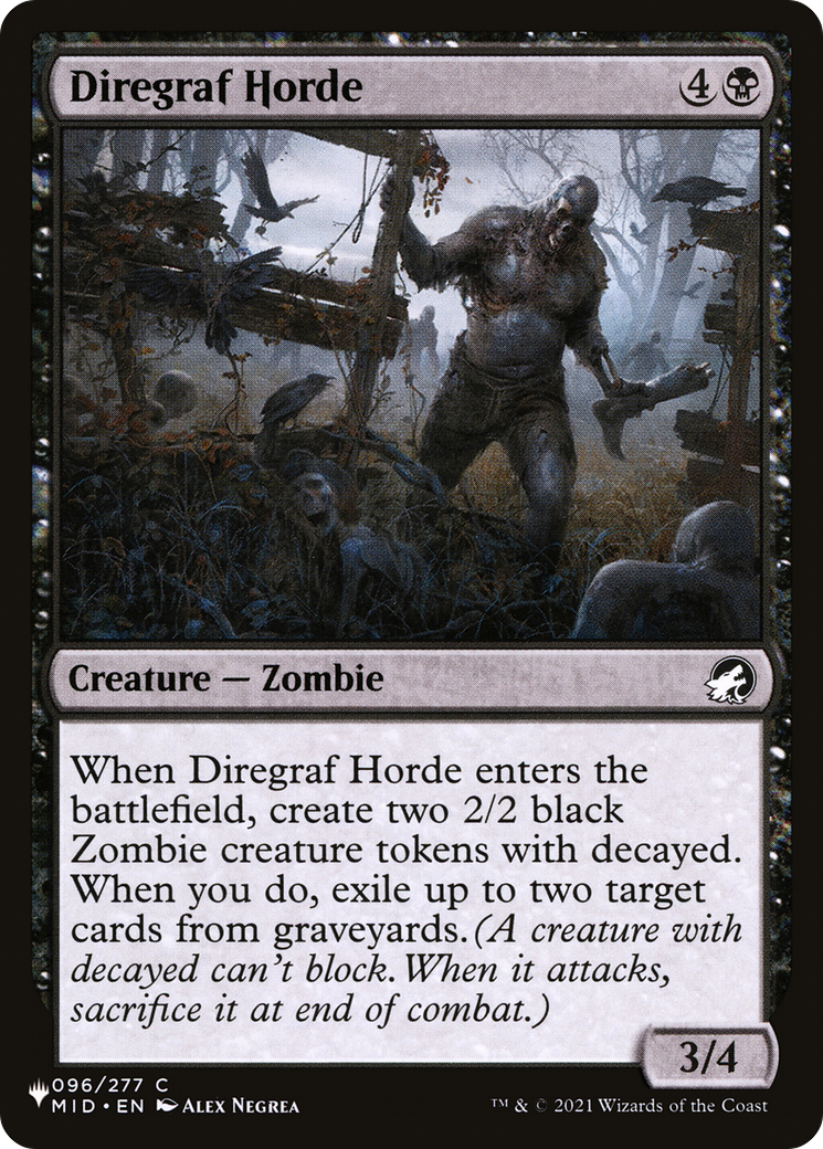 Diregraf Horde [The List Reprints] | Clutch Gaming