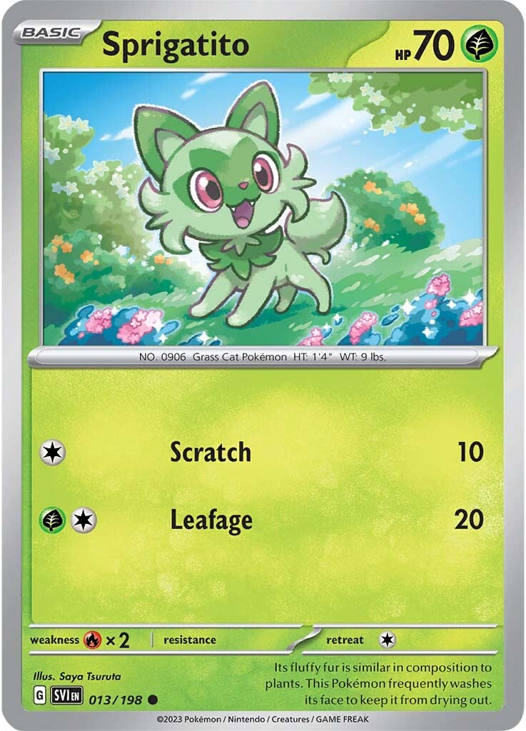 Sprigatito (013/198) [Scarlet & Violet: Base Set] | Clutch Gaming