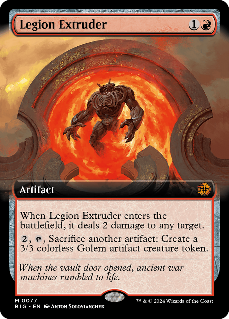 Legion Extruder (Extended Art) [Outlaws of Thunder Junction: The Big Score] | Clutch Gaming