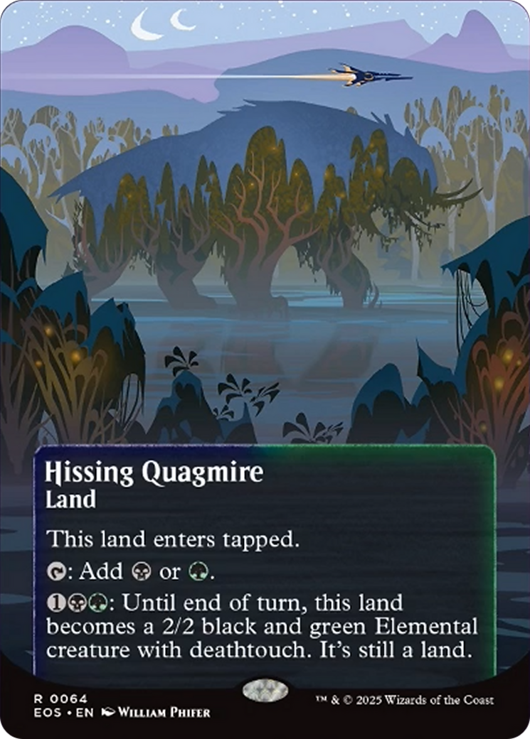 Hissing Quagmire (0064) (Borderless) [Edge of Eternities: Stellar Sights] | Clutch Gaming