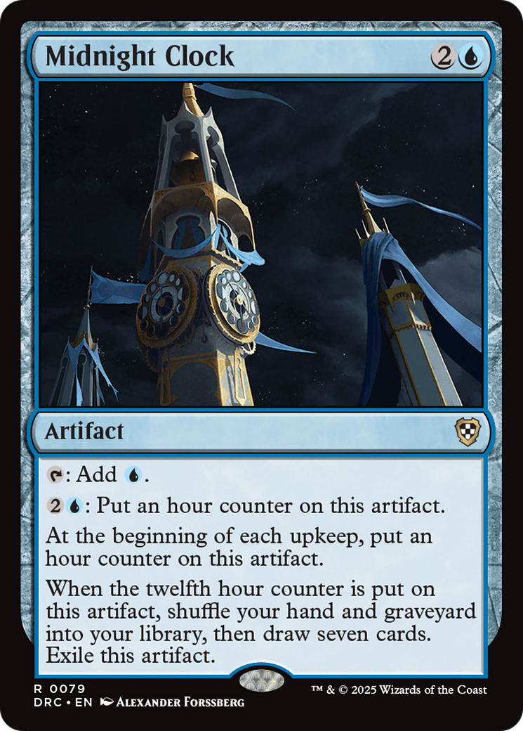 Midnight Clock [Aetherdrift Commander] | Clutch Gaming