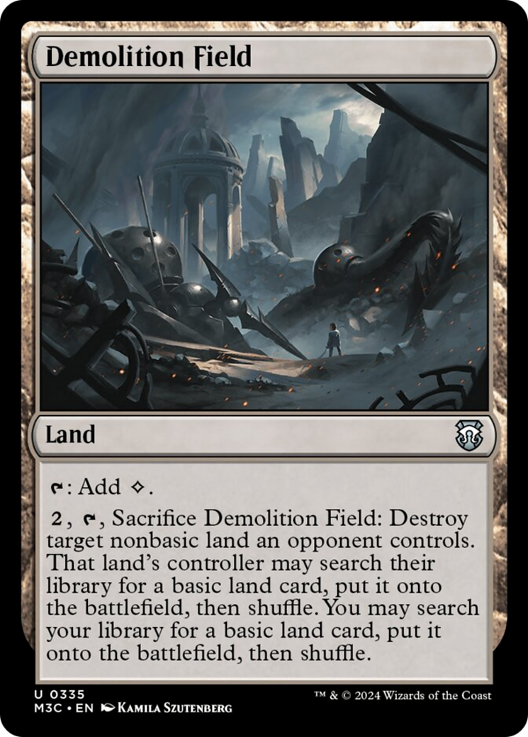 Demolition Field (Ripple Foil) [Modern Horizons 3 Commander] | Clutch Gaming