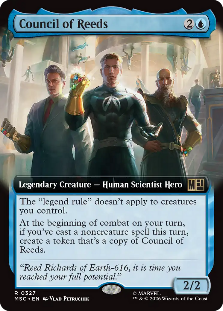 Council of Reeds (Extended Art) [Marvel Super Heroes Commander] | Clutch Gaming
