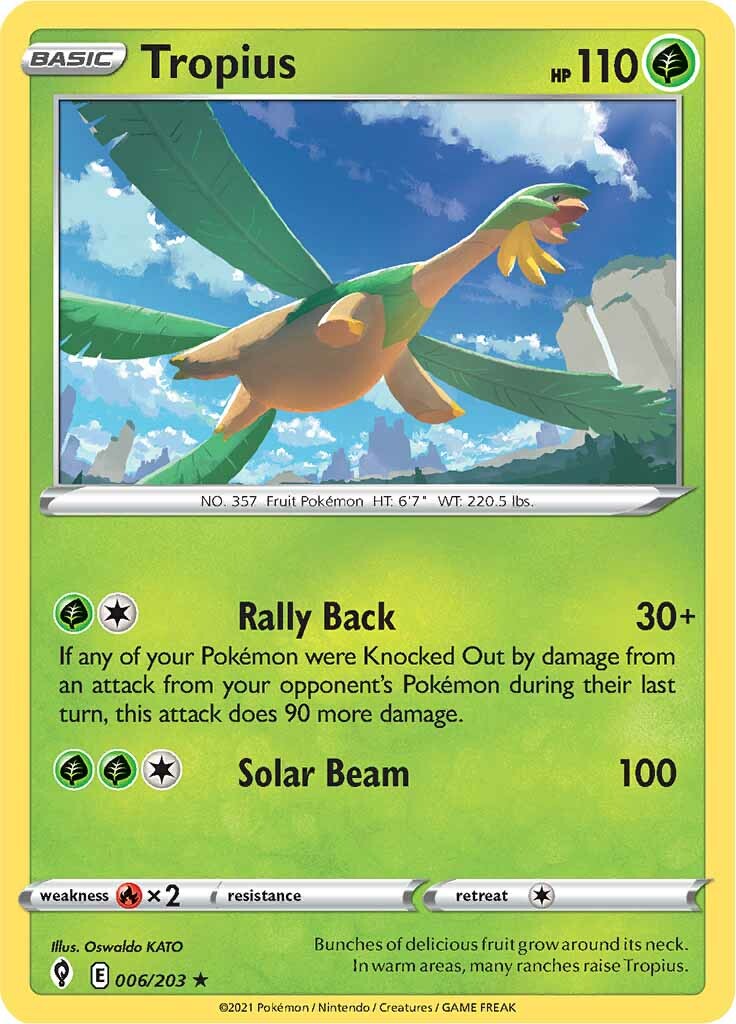 Tropius (006/203) [Sword & Shield: Evolving Skies] | Clutch Gaming