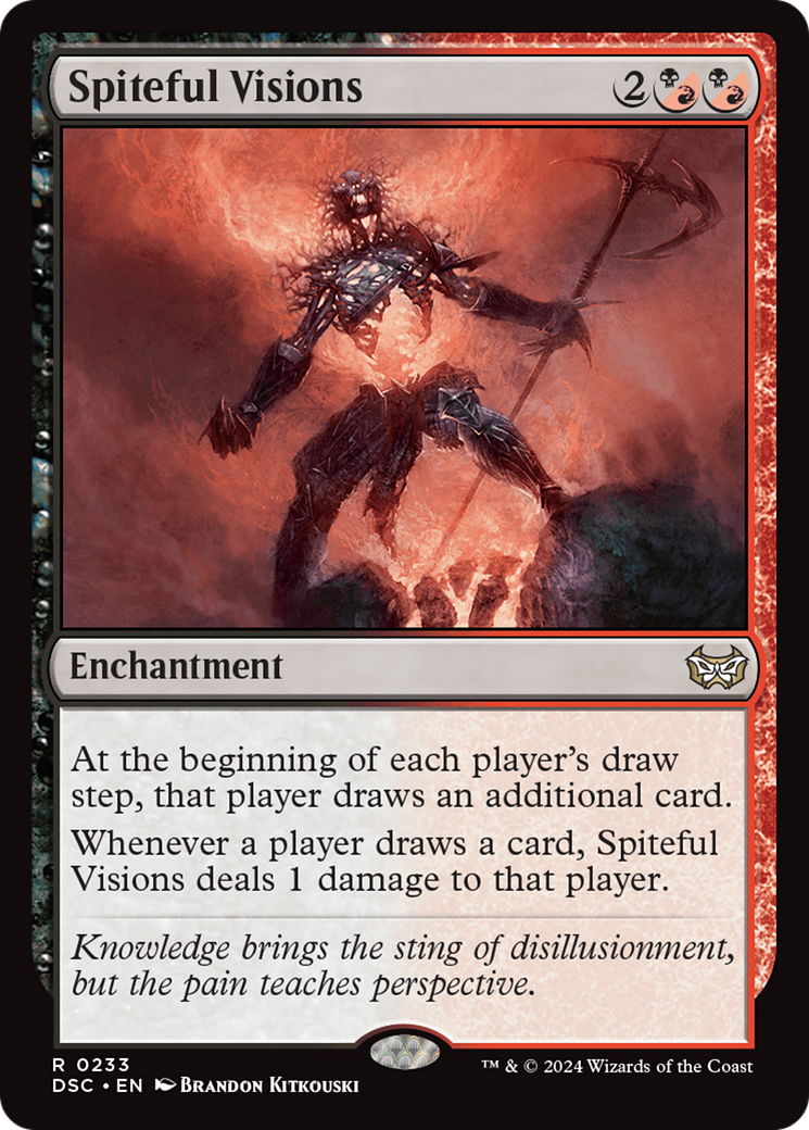 Spiteful Visions [Duskmourn: House of Horror Commander] | Clutch Gaming