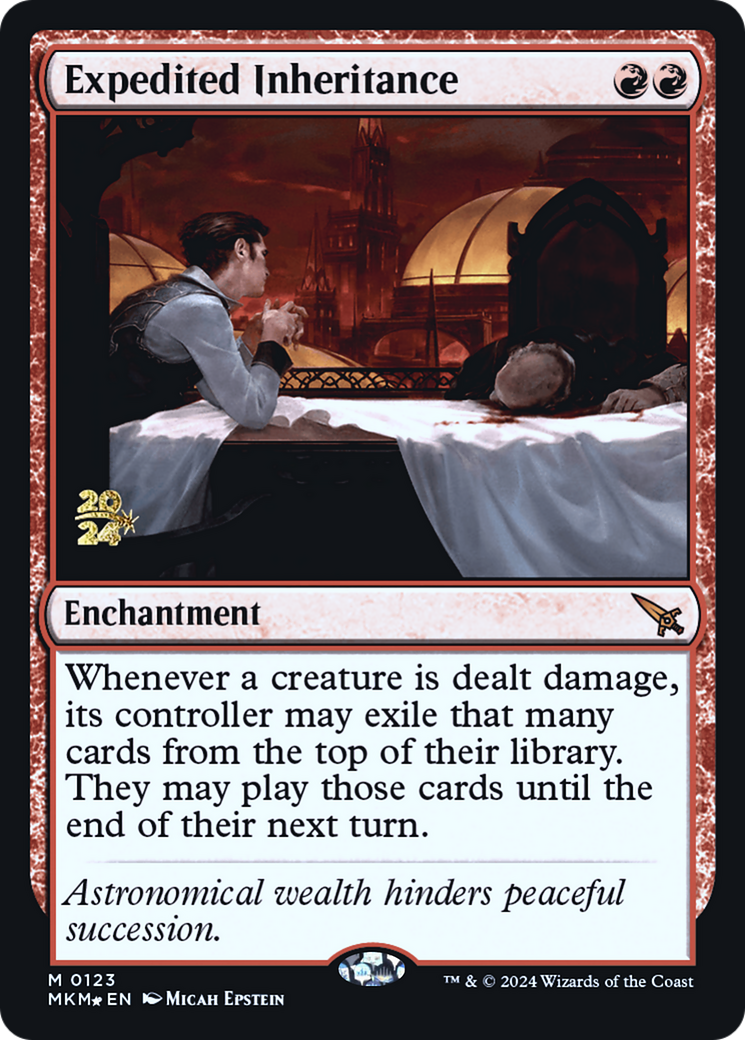 Expedited Inheritance [Murders at Karlov Manor Prerelease Promos] | Clutch Gaming