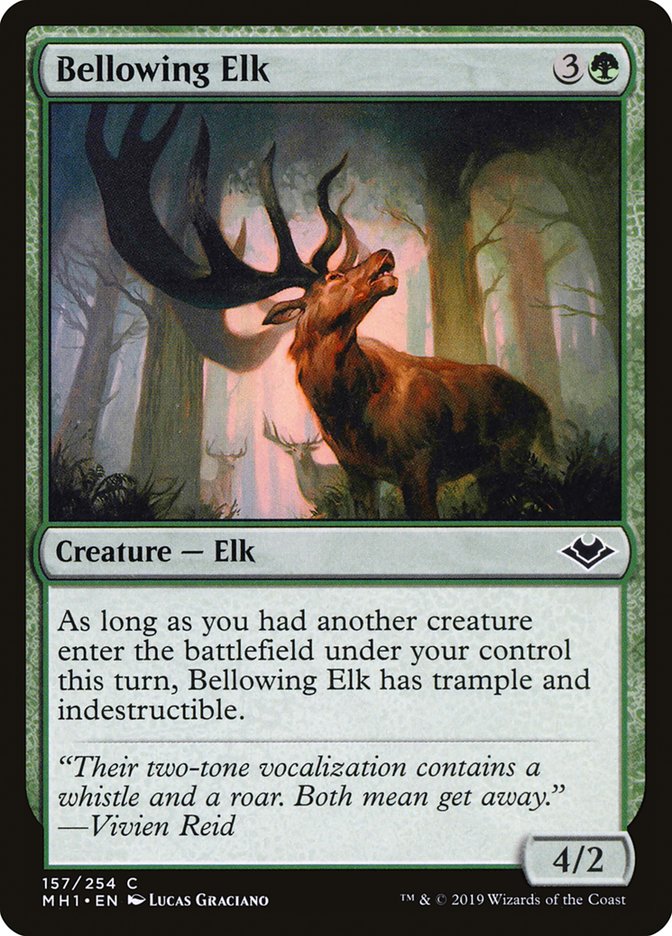 Bellowing Elk [Modern Horizons] | Clutch Gaming