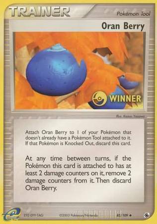 Oran Berry (85/109) (Winner) [EX: Ruby & Sapphire] | Clutch Gaming