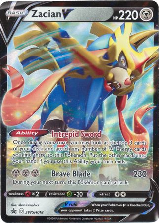 Zacian V (SWSH018) [Sword & Shield: Black Star Promos] | Clutch Gaming