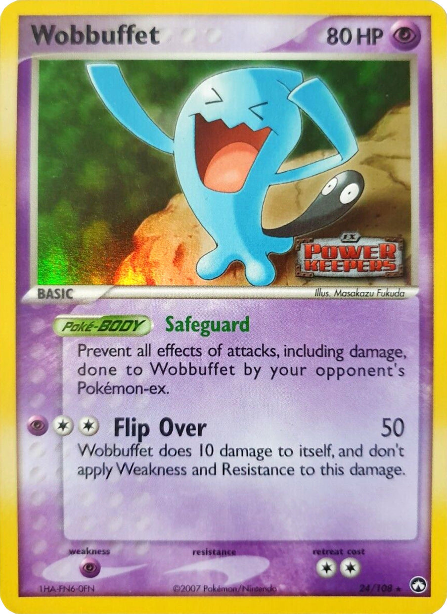 Wobbuffet (24/108) (Stamped) [EX: Power Keepers] | Clutch Gaming