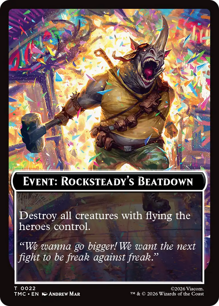Event: Rocksteady's Beatdown [Teenage Mutant Ninja Turtles Commander Tokens] | Clutch Gaming
