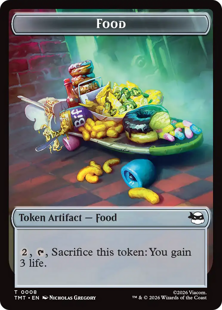 Mutagen // Food Double-Sided Token [Teenage Mutant Ninja Turtles Tokens] | Clutch Gaming