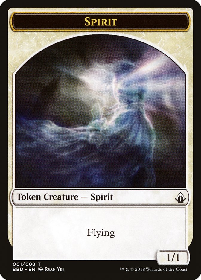 Spirit Token [Battlebond Tokens] | Clutch Gaming