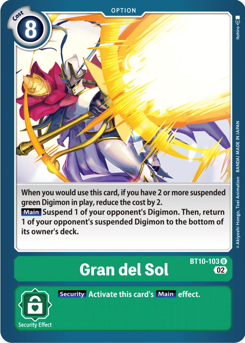 Gran del Sol [BT10-103] [Xros Encounter] | Clutch Gaming