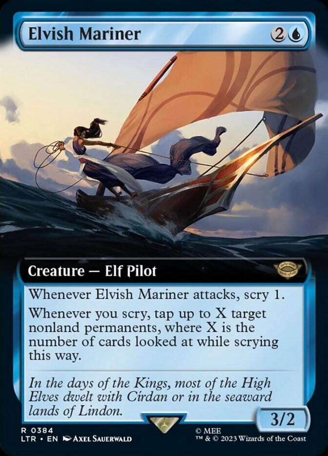 Elvish Mariner (Extended Art) [The Lord of the Rings: Tales of Middle-Earth] | Clutch Gaming