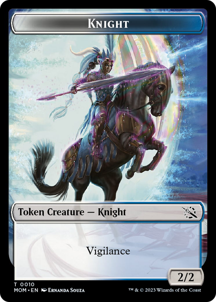 Knight Token [March of the Machine Tokens] | Clutch Gaming