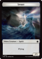 Spirit // Cat (0001) Doubled-Sided Token [Foundations Tokens] | Clutch Gaming