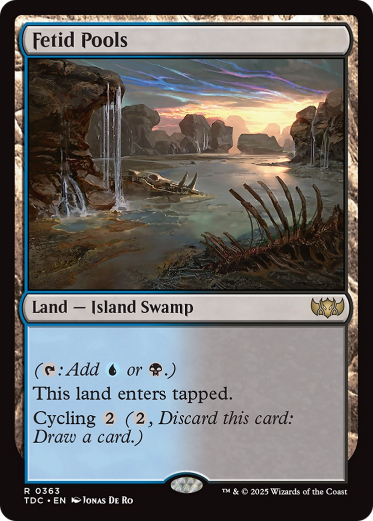 Fetid Pools [Tarkir: Dragonstorm Commander] | Clutch Gaming