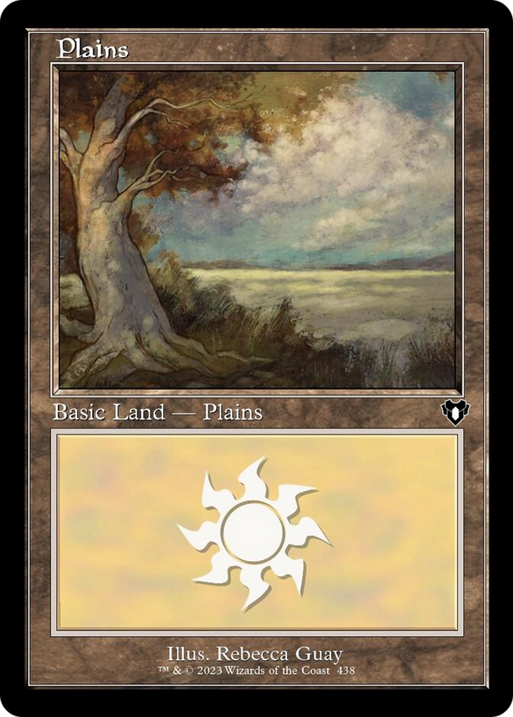 Plains (438) (Retro) [Commander Masters] | Clutch Gaming