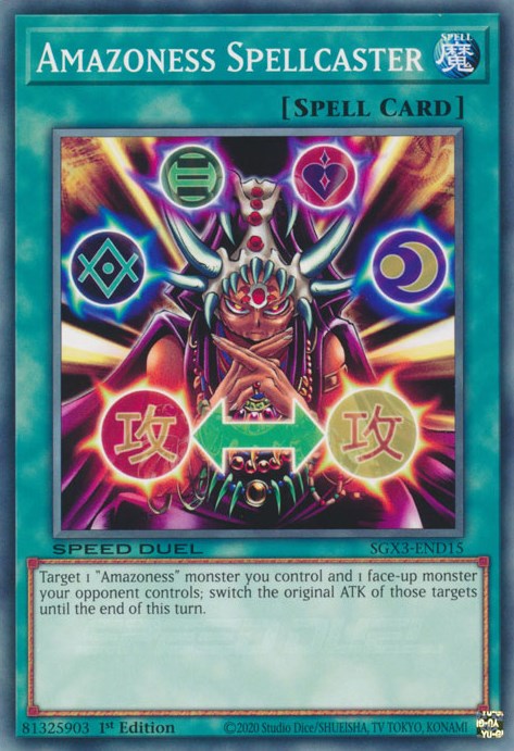 Amazoness Spellcaster [SGX3-END15] Common | Clutch Gaming