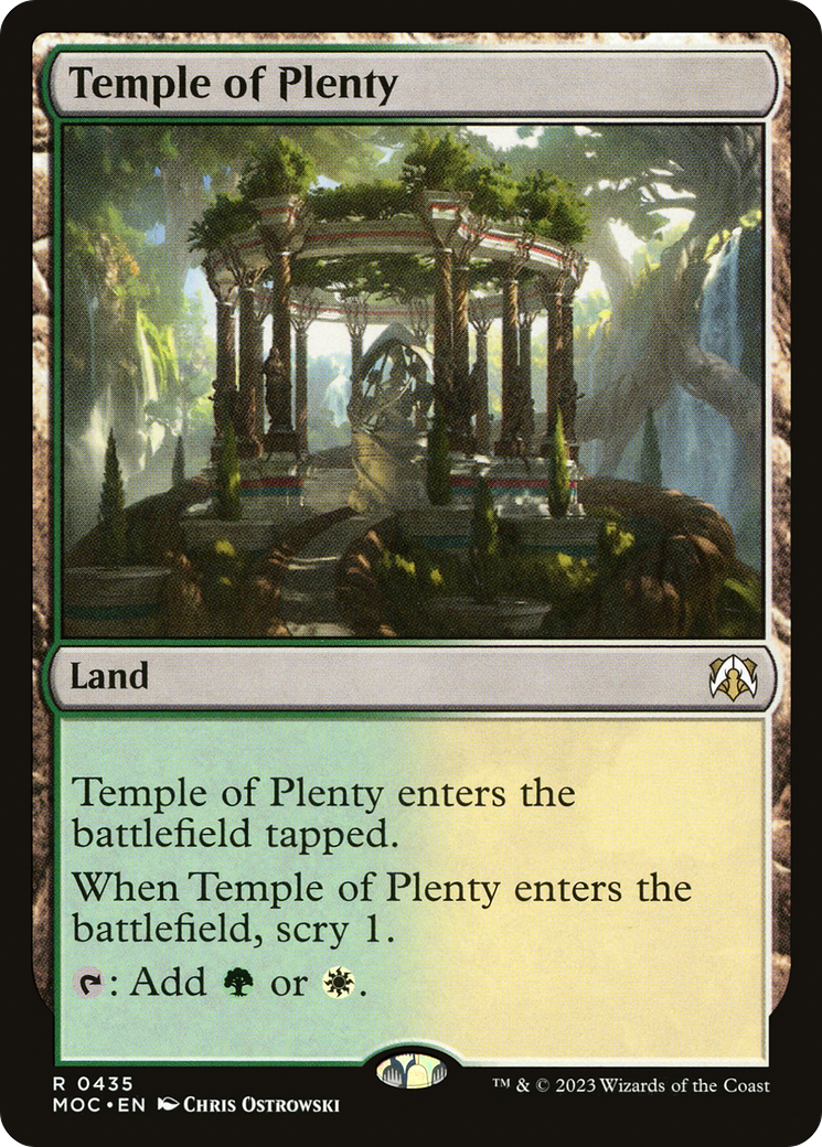 Temple of Plenty [March of the Machine Commander] | Clutch Gaming