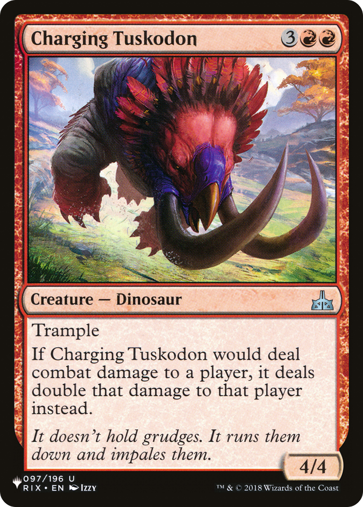 Charging Tuskodon [The List Reprints] | Clutch Gaming