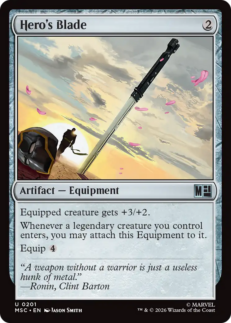Hero's Blade [Marvel Super Heroes Commander] | Clutch Gaming