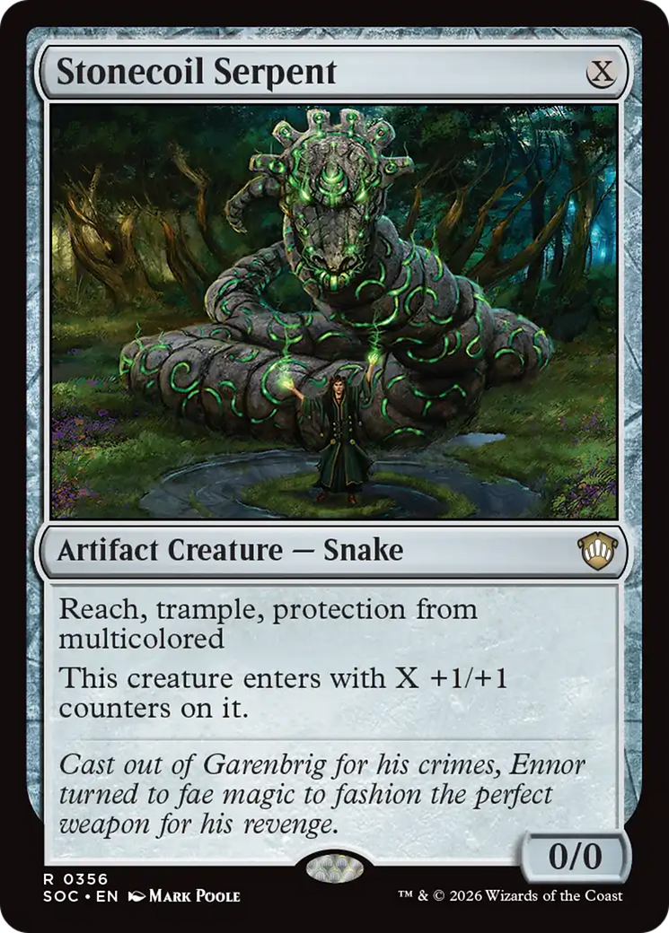 Stonecoil Serpent [Secrets of Strixhaven Commander] | Clutch Gaming