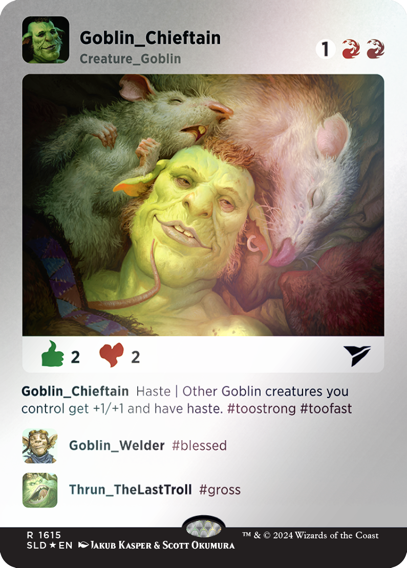 Goblin Chieftain (Rainbow Foil) [Secret Lair Drop Series] | Clutch Gaming