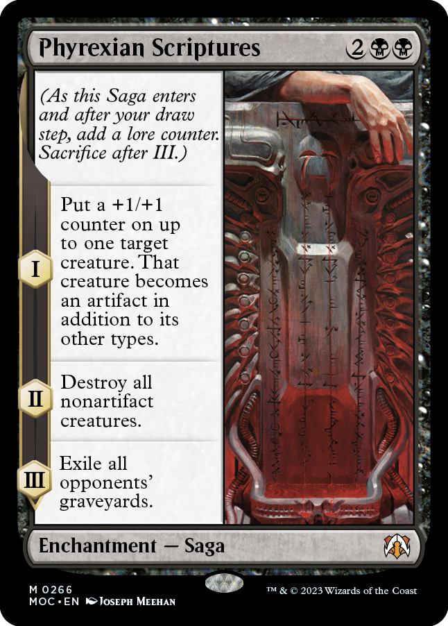 Phyrexian Scriptures [March of the Machine Commander] | Clutch Gaming