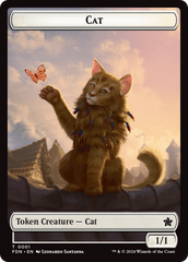 Cat (0001) // Cat (0002) Doubled-Sided Token [Foundations Tokens] | Clutch Gaming