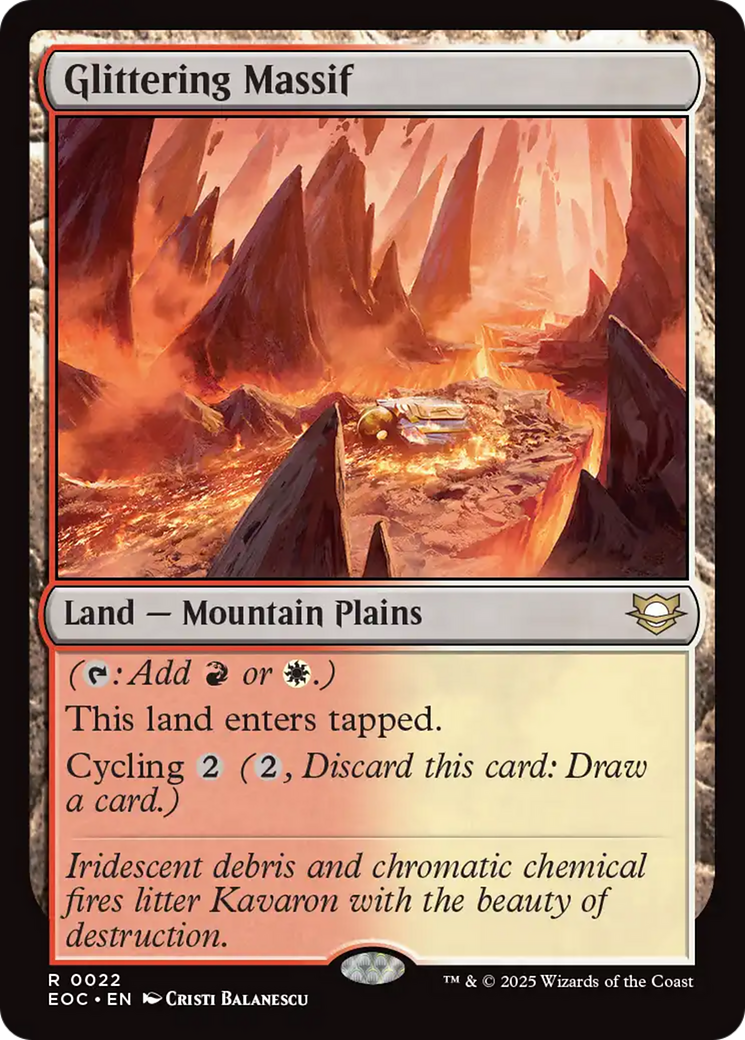 Glittering Massif [Edge of Eternities Commander] | Clutch Gaming
