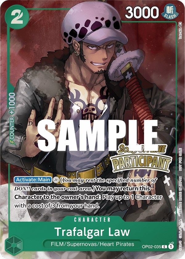 Trafalgar Law (Offline Regional 2023) [Participant] [One Piece Promotion Cards] | Clutch Gaming