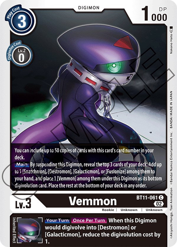 Vemmon [BT11-061] [Dimensional Phase] | Clutch Gaming