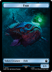 Fish // Food (0026) Double-Sided Token [Doctor Who Tokens] | Clutch Gaming