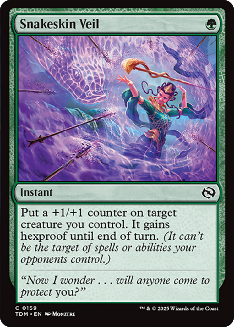 Snakeskin Veil [Tarkir: Dragonstorm] | Clutch Gaming