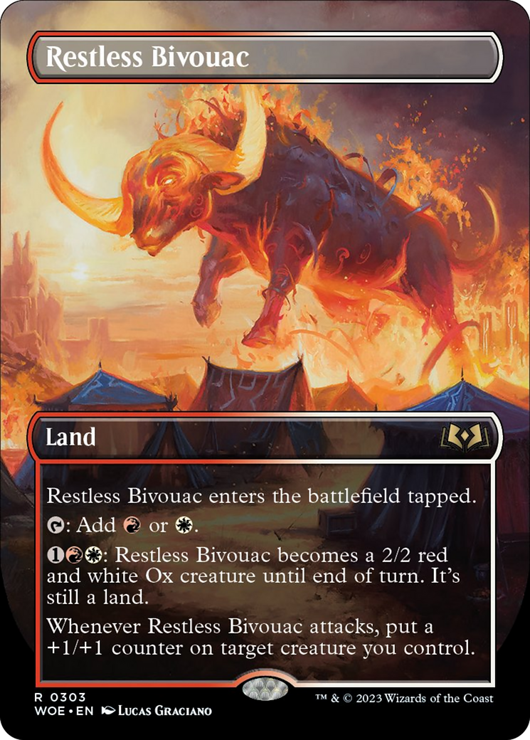 Restless Bivouac (Borderless Alternate Art) [Wilds of Eldraine] | Clutch Gaming