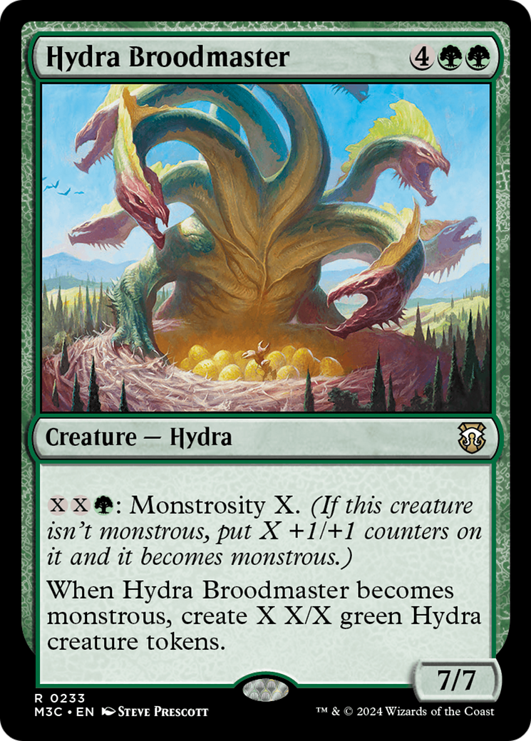 Hydra Broodmaster (Ripple Foil) [Modern Horizons 3 Commander] | Clutch Gaming