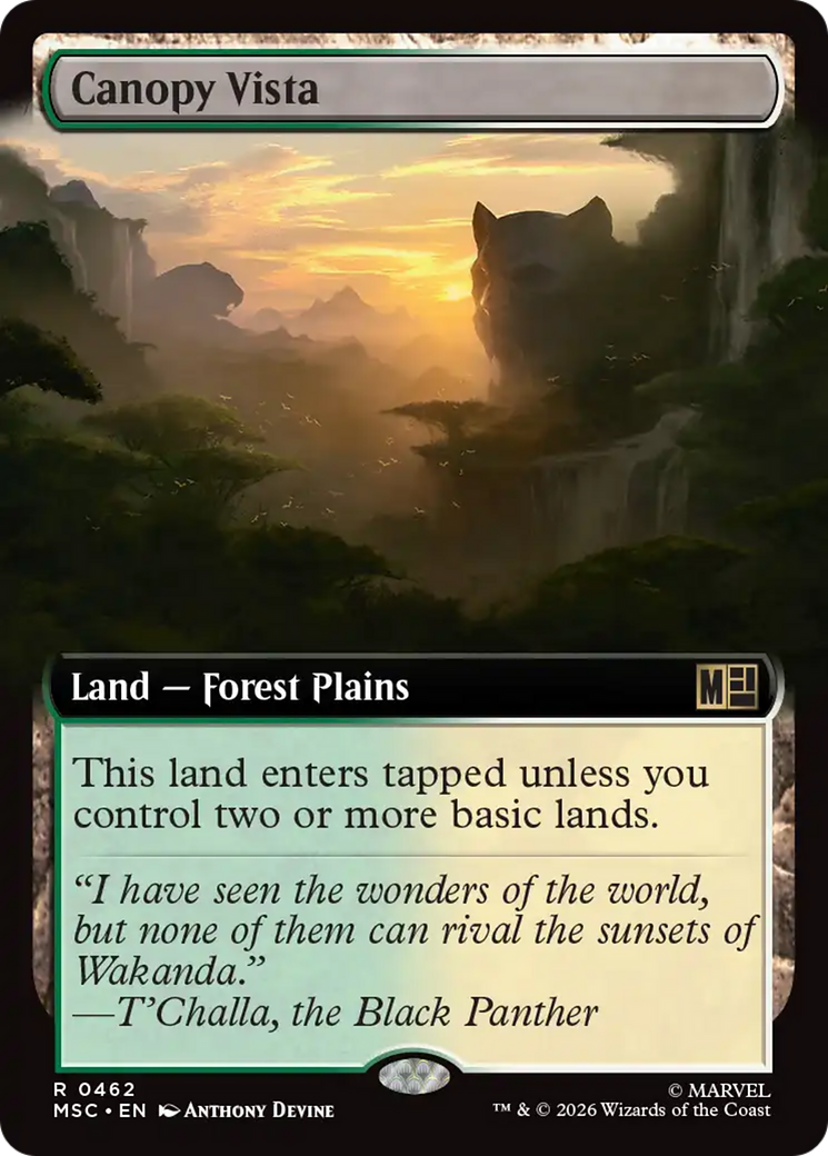 Canopy Vista (Extended Art) [Marvel Super Heroes Commander] | Clutch Gaming