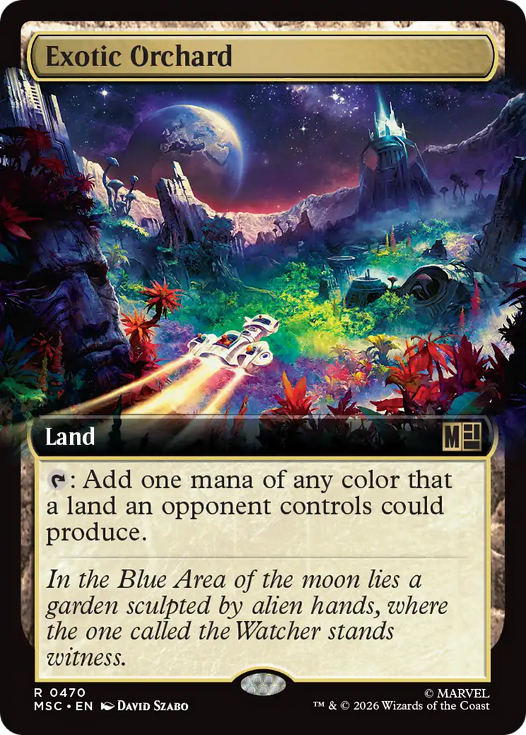 Exotic Orchard (Extended Art) [Marvel Super Heroes Commander] | Clutch Gaming