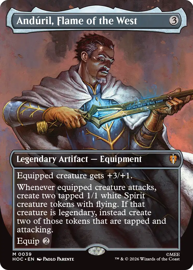 Anduril, Flame of the West (Borderless) [The Hobbit: Eternal-Legal] | Clutch Gaming