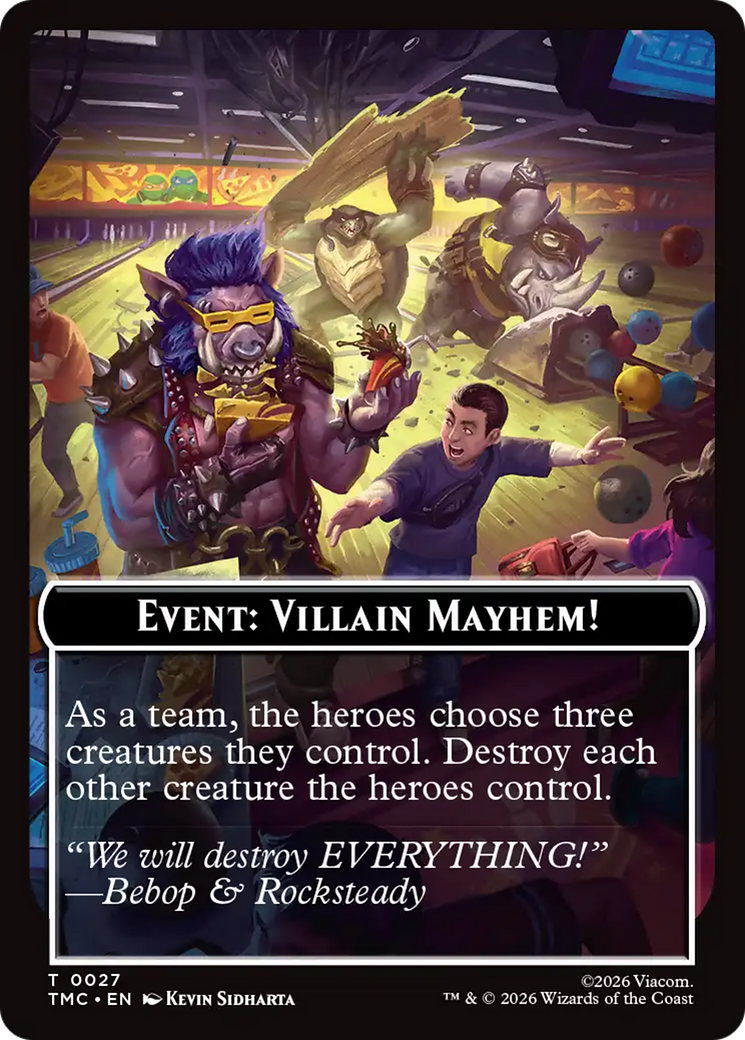 Event: Villain Mayhem! [Teenage Mutant Ninja Turtles Commander Tokens] | Clutch Gaming