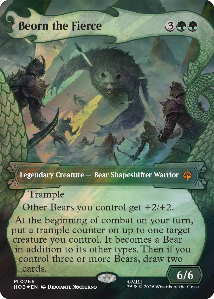 Beorn the Fierce (Showcase) (Surge Foil) [The Hobbit] | Clutch Gaming