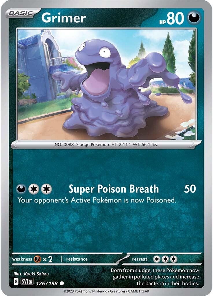 Grimer (126/198) [Scarlet & Violet: Base Set] | Clutch Gaming