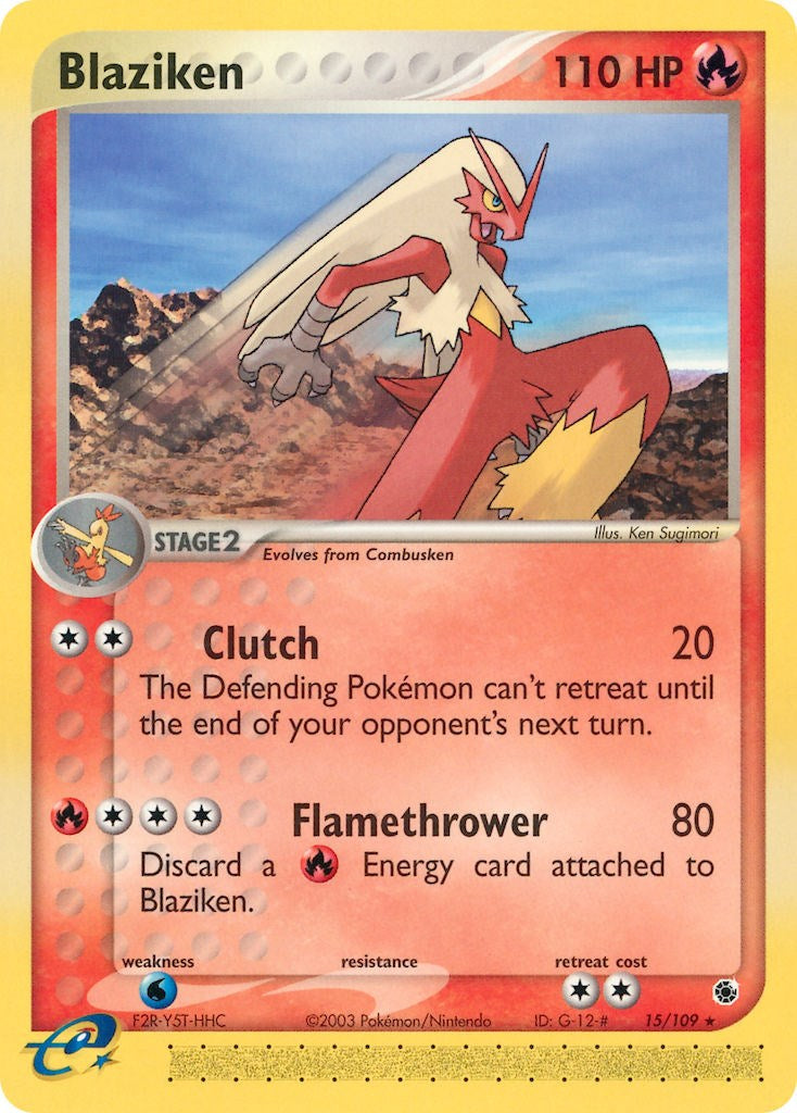 Blaziken (15/109) [EX: Ruby & Sapphire] | Clutch Gaming