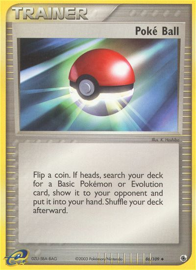 Poke Ball (86/109) [EX: Ruby & Sapphire] | Clutch Gaming