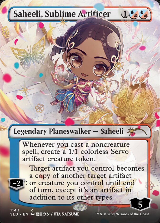 Saheeli, Sublime Artificer (Borderless) [Secret Lair Drop Series] | Clutch Gaming