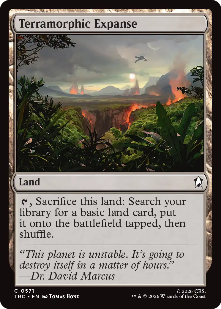 Terramorphic Expanse (Surge Foil) [Star Trek Commander] | Clutch Gaming