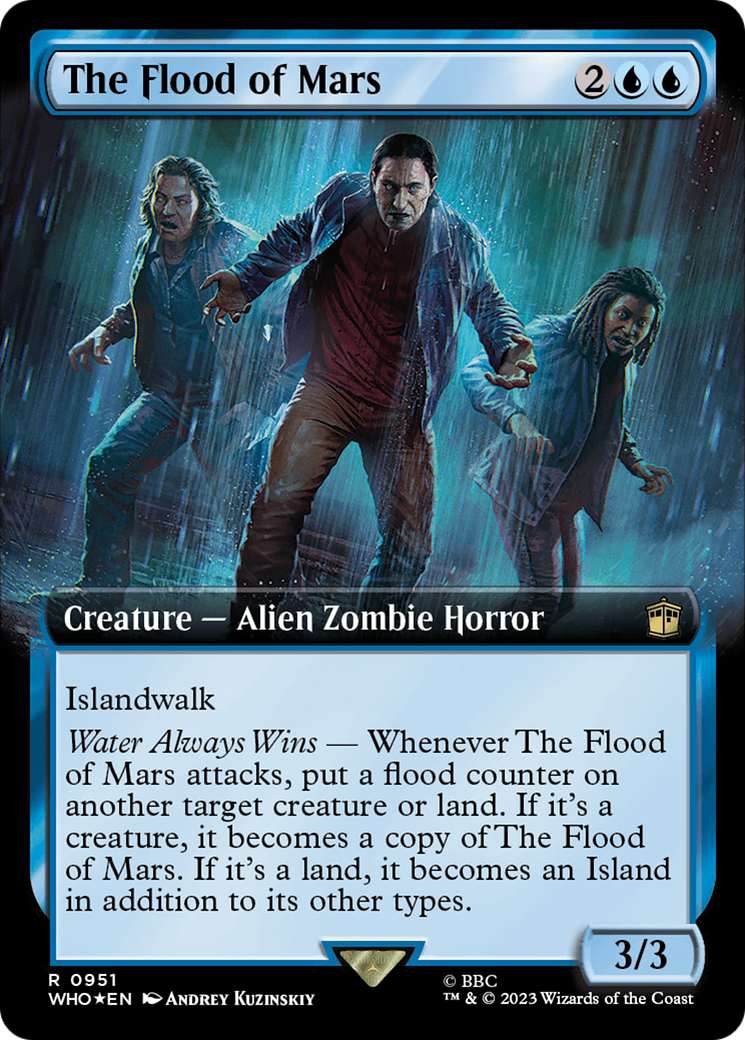 The Flood of Mars (Extended Art) (Surge Foil) [Doctor Who] | Clutch Gaming